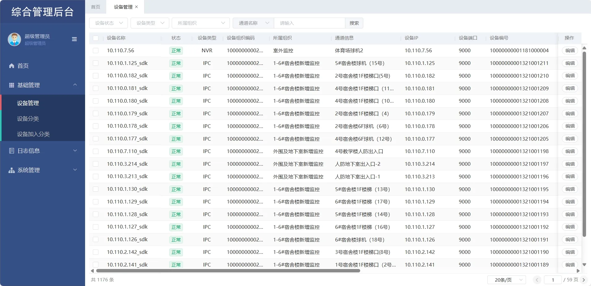 设备统一管理与监控